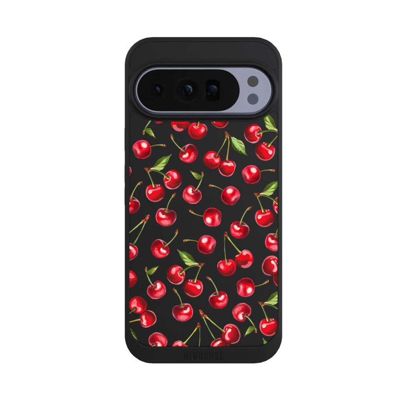 Pixel 10 Pro XL NIVOpure Kirschen Muster Transparent mit KI