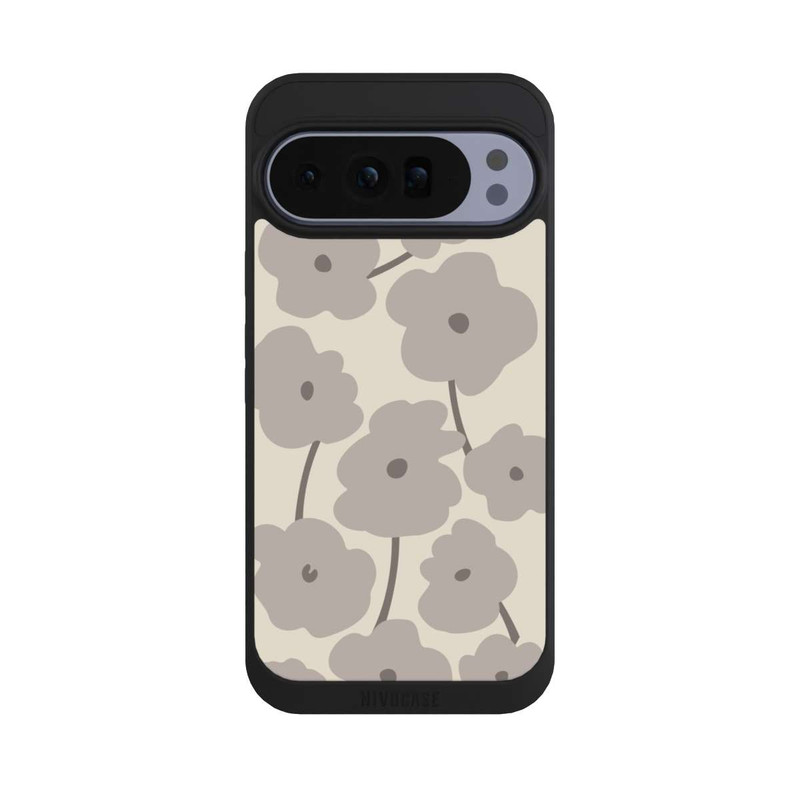 Pixel 10 Pro XL NIVOpure Fleurs minimalistes Beige