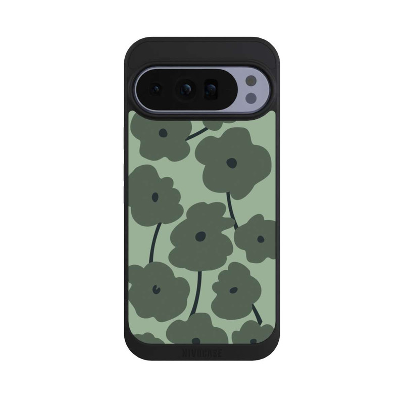 Pixel 10 Pro XL NIVOpure Minimalistische Blumen Grün