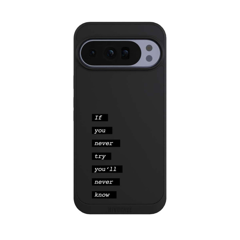 Pixel 10 Pro XL NIVOpure If You Try Black Transparent