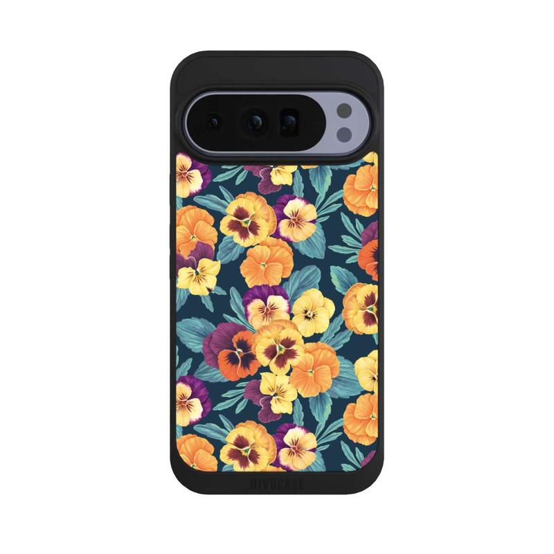 Pixel 10 Pro XL NIVOpure Pansies on Navy