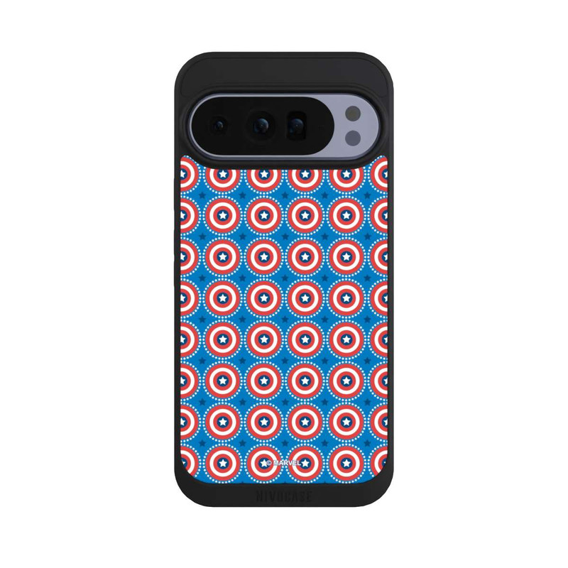 Pixel 10 Pro XL NIVOpure Captain American Shield Pattern