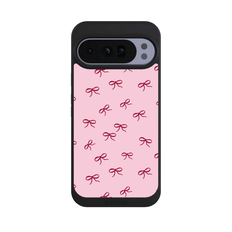 Pixel 10 Pro XL NIVOpure Schleifen Muster Rot Pink