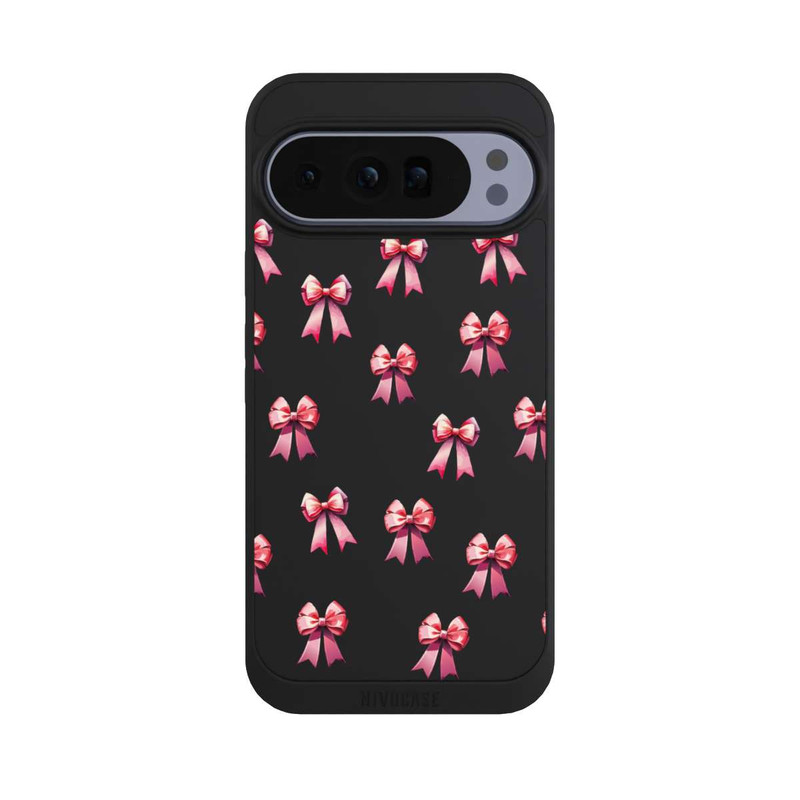 Pixel 10 Pro XL NIVOpure Schleifen Muster Aquarell Pink