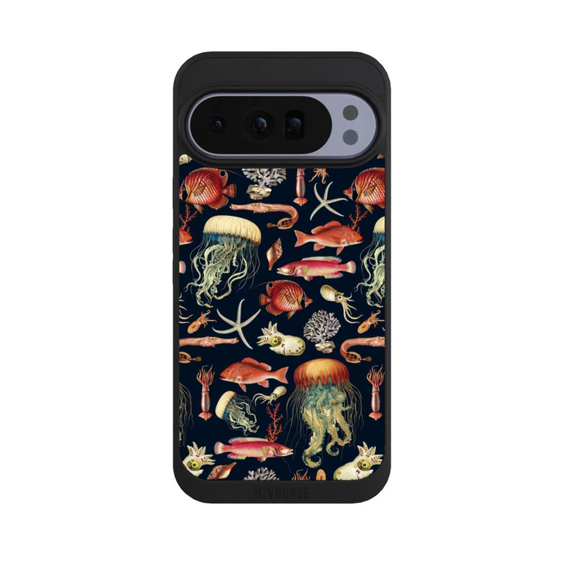 Pixel 10 Pro XL NIVOpure Tiefseefisch Muster
