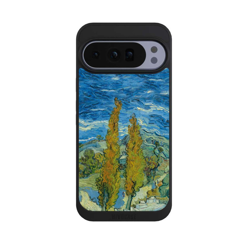 Pixel 10 Pro XL NIVOpure Two Poplars in the Alpilles near Saint-Rémy by Van Gogh