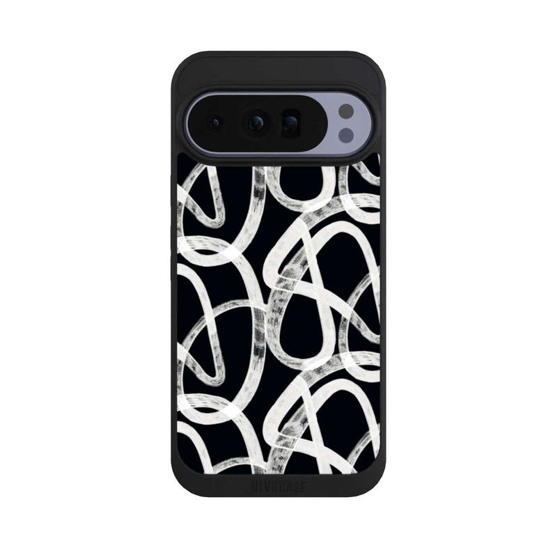 Pixel 10 Pro XL NIVOpure Doodles Black and White