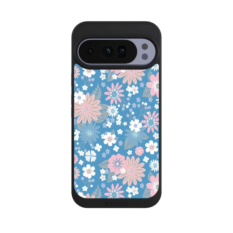 Pixel 10 Pro XL NIVOpure Wildblumen Muster Blau