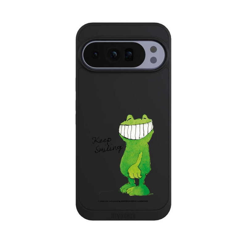 Pixel 10 Pro XL NIVOpure Frosch Keep Smiling Transparent