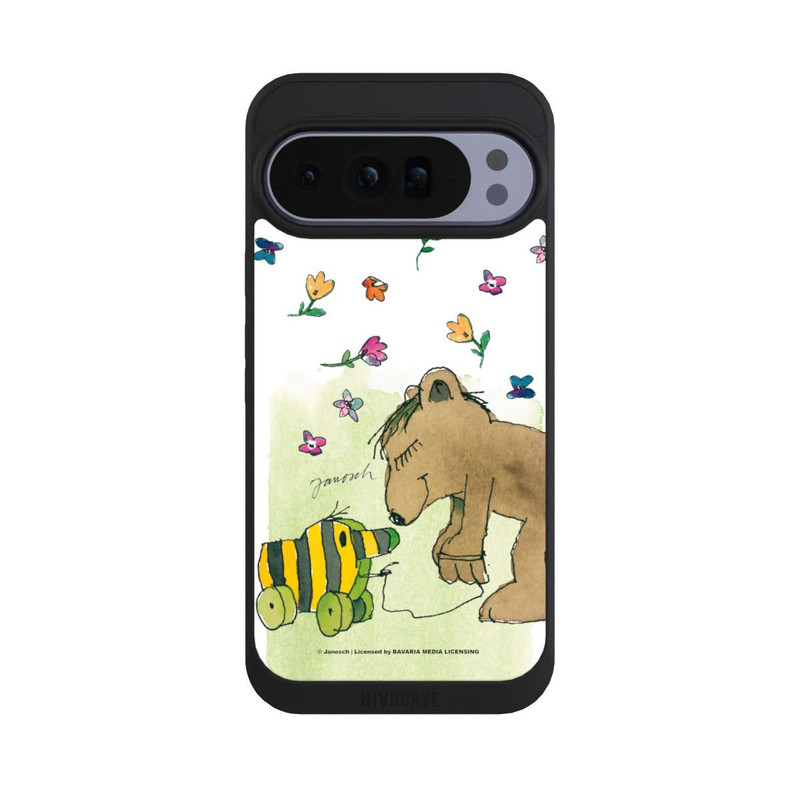 Pixel 10 Pro XL NIVOpure Bär und Tigerente Blumenregen