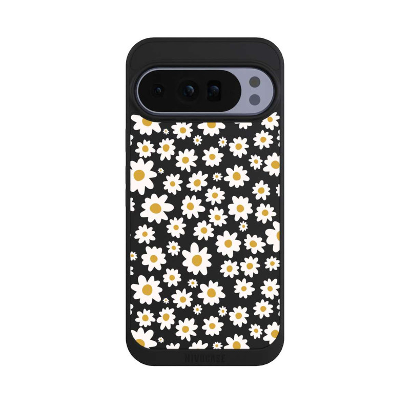 Pixel 10 Pro XL NIVOpure Daisy Flower Seamless Pattern Transparent