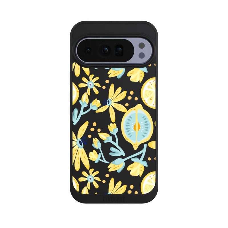 Pixel 10 Pro XL NIVOpure Sommerliches Zitronenmuster Transparent
