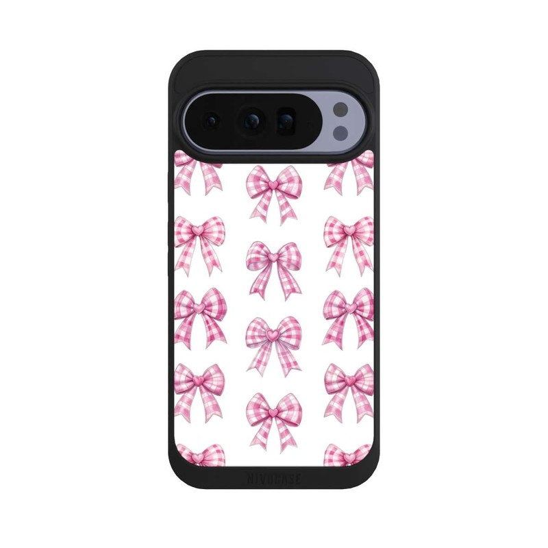 Pixel 10 Pro XL NIVOpure Pink Gingham Hearts and Bows