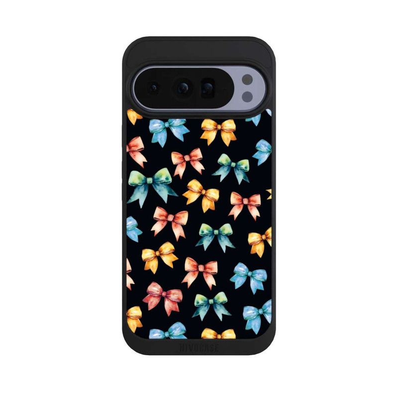 Pixel 10 Pro XL NIVOpure Rainbow Bows Black