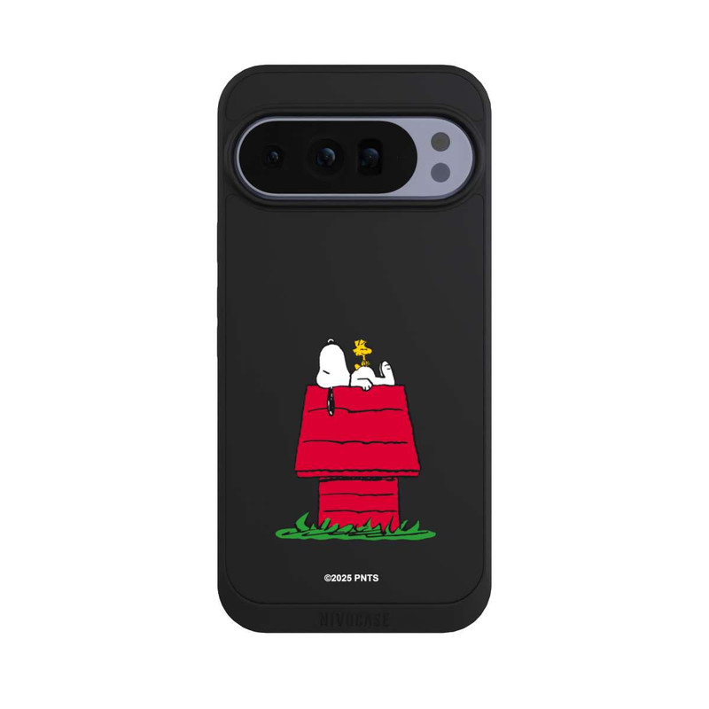 Pixel 10 Pro XL NIVOpure Snoopy and Woodstock Classic transparent