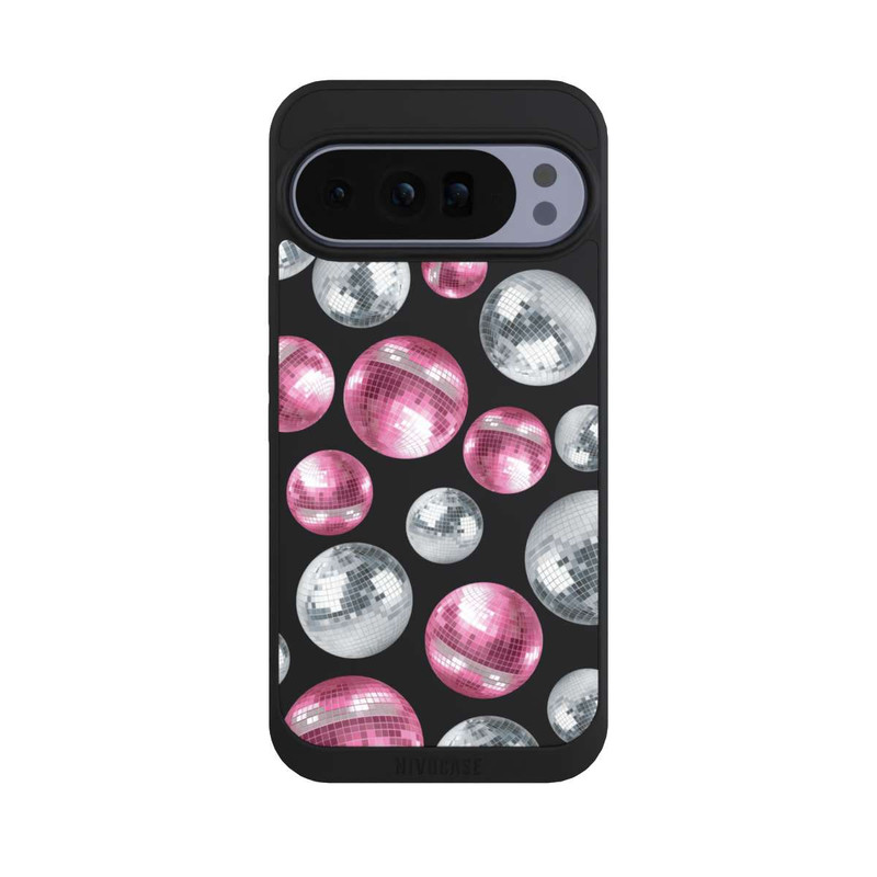 Pixel 10 Pro XL NIVOpure Discokugel Show Pink Transparent