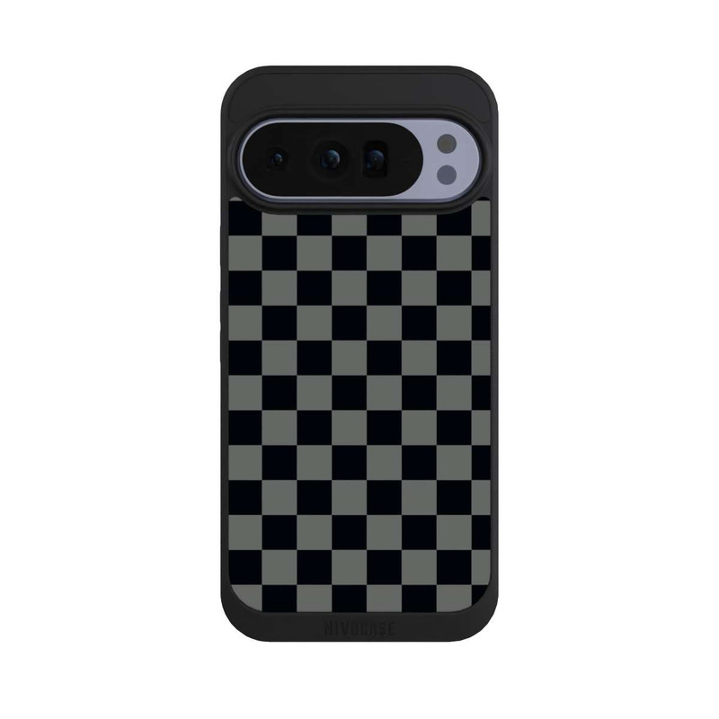 Pixel 10 Pro XL NIVOpure Schachbrett Schwarz Grau