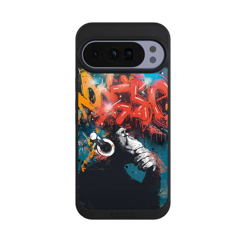 Pixel 10 Pro XL NIVOpure Affe Stereo Kopfhörer Graffiti Street Art