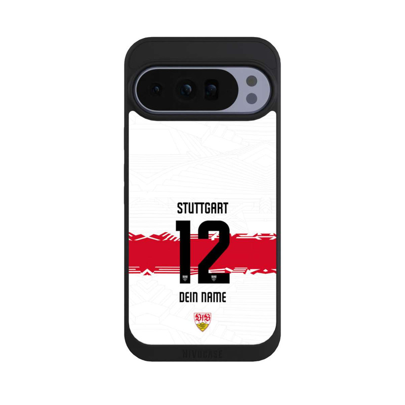 Pixel 10 Pro XL NIVOpure VfB Stuttgart Trikot Personalisierbar 25-26