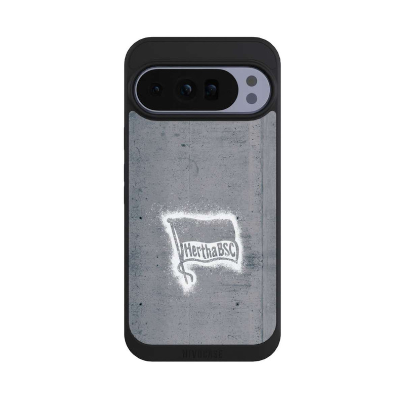 Pixel 10 Pro XL NIVOpure Hertha BSC Logo Sprayed