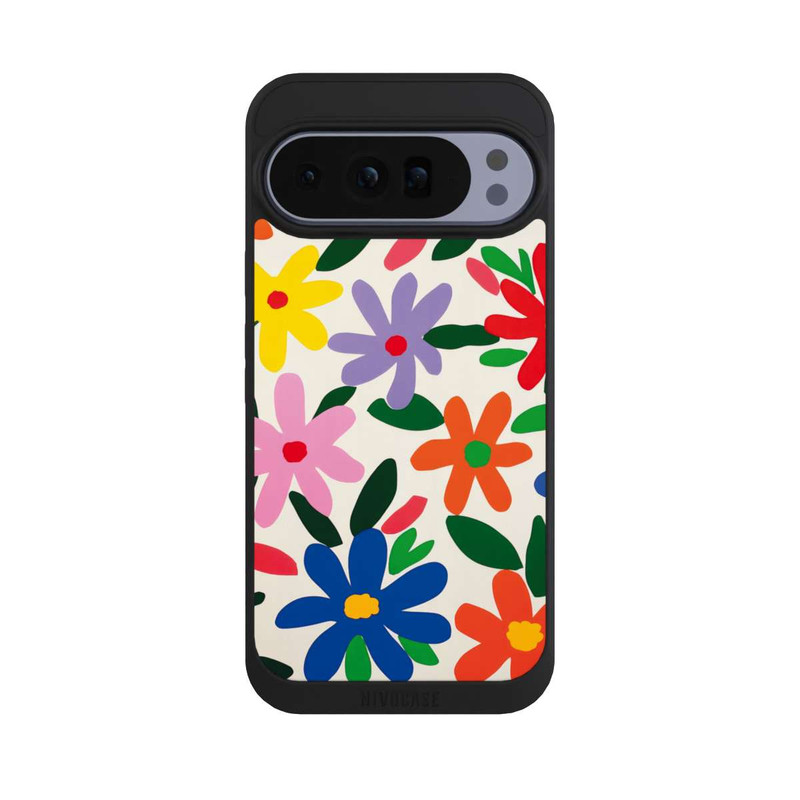 Pixel 10 Pro XL NIVOpure Sommerblüten Illustration