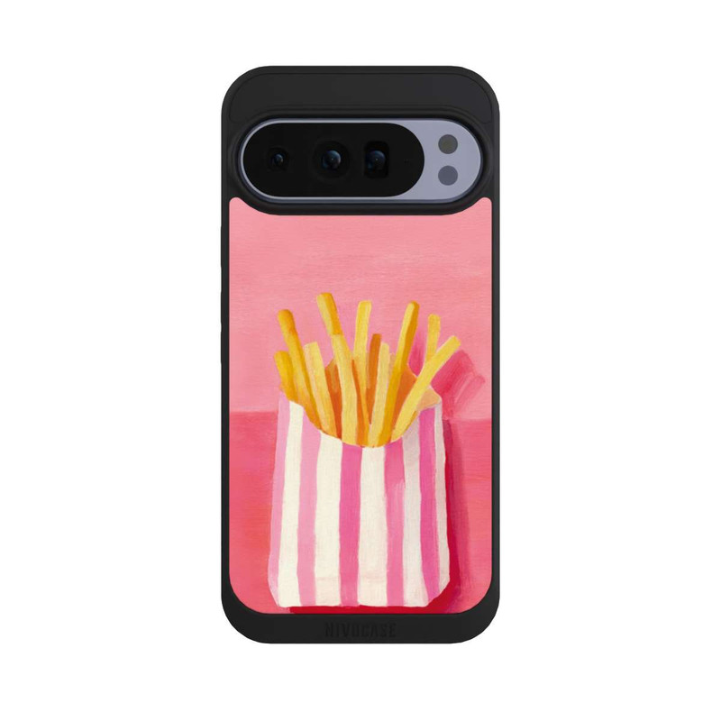 Pixel 10 Pro XL NIVOpure Retro Fries Pink Watercolor