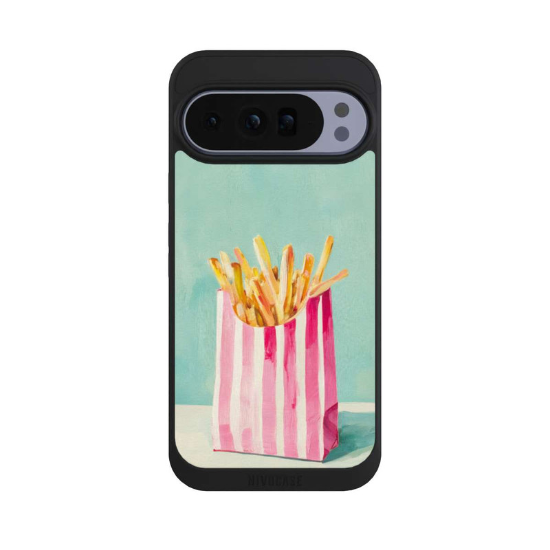 Pixel 10 Pro XL NIVOpure Retro Pommes Blau Watercolor
