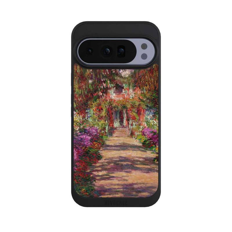 Pixel 10 Pro XL NIVOpure Eine Allee in Monets Garten in Giverny by Claude Monet