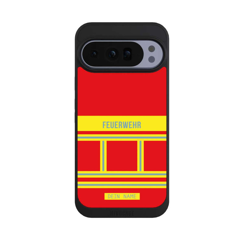 Pixel 10 Pro XL NIVOpure Feuerwehr Uniform Rot Personalisierbar