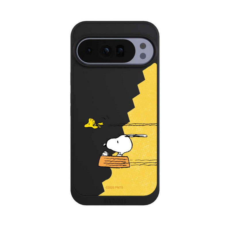 Pixel 10 Pro XL NIVOpure Peanuts-Snoopy und Woodstock Transparent