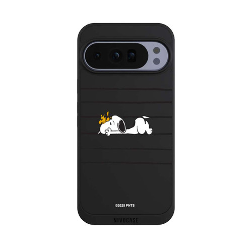 Google Pixel 10 Pro XL NIVOpure Snoopy Woodstock Stripes Peanuts Transparent