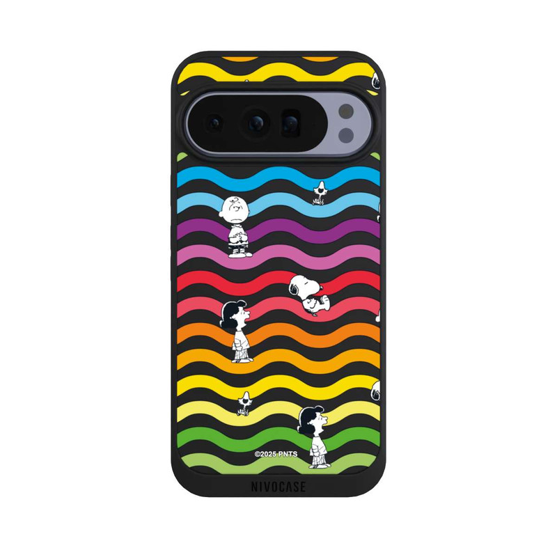 Pixel 10 Pro XL NIVOpure Snoopy Pattern Rainbow Transparent