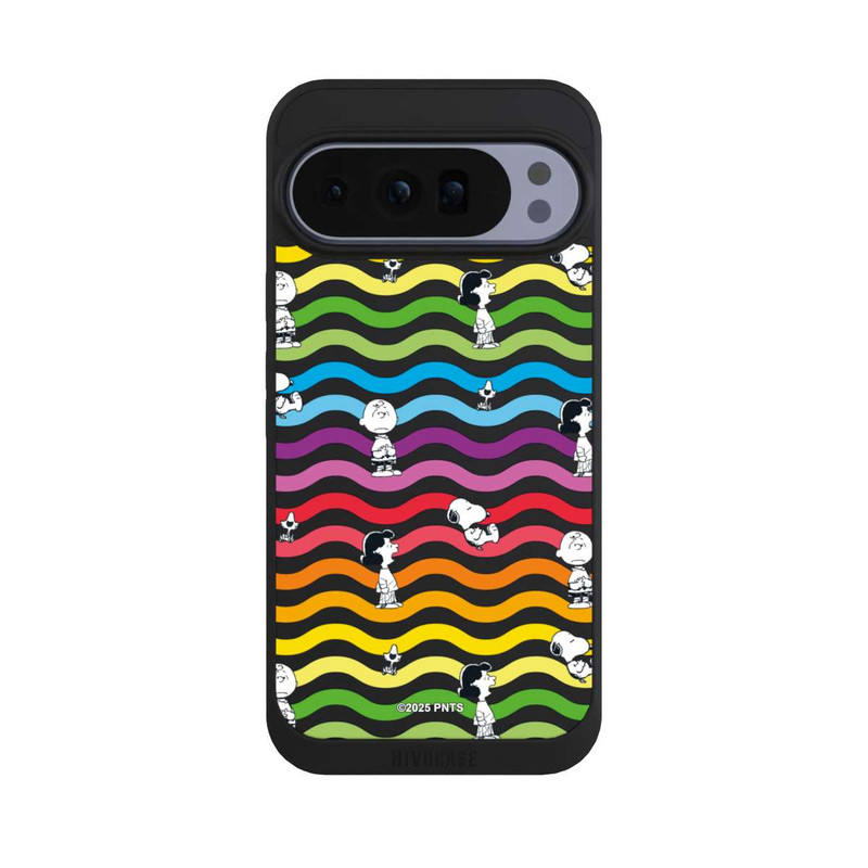 Pixel 10 Pro XL NIVOpure Snoopy Pattern Rainbow Transparent