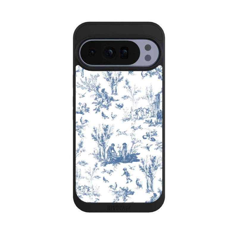 Pixel 10 Pro XL NIVOpure Blaue Landschaft Vintage Keramik Pattern