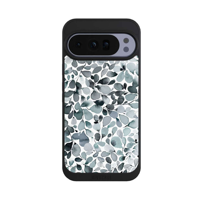 Pixel 10 Pro XL NIVOpure Eucalyptus Watercolor Leaves Grey