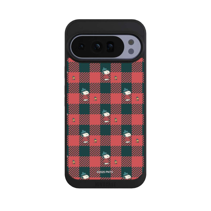 Pixel 10 Pro XL NIVOpure Peanuts Red Tartan Pattern