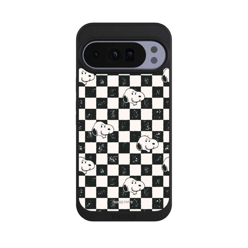 Pixel 10 Pro XL NIVOpure Snoopy Heads Checked Pattern
