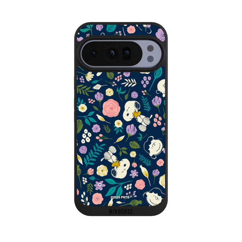 Pixel 10 Pro XL NIVOpure Peanuts Dark Flower Pattern