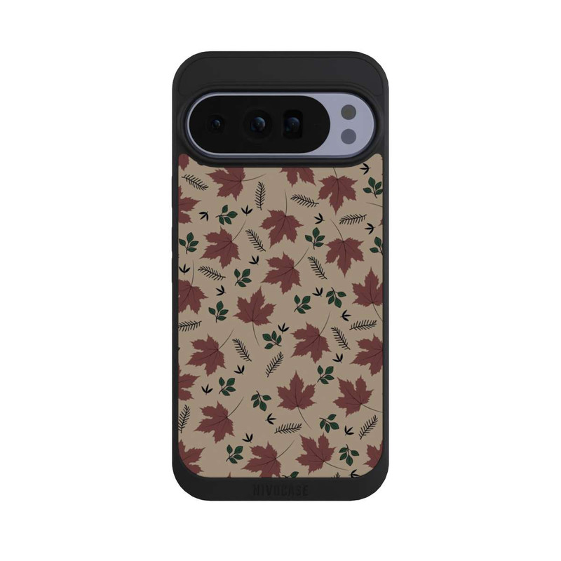 Pixel 10 Pro XL NIVOpure Brown Leaves Falling Pattern