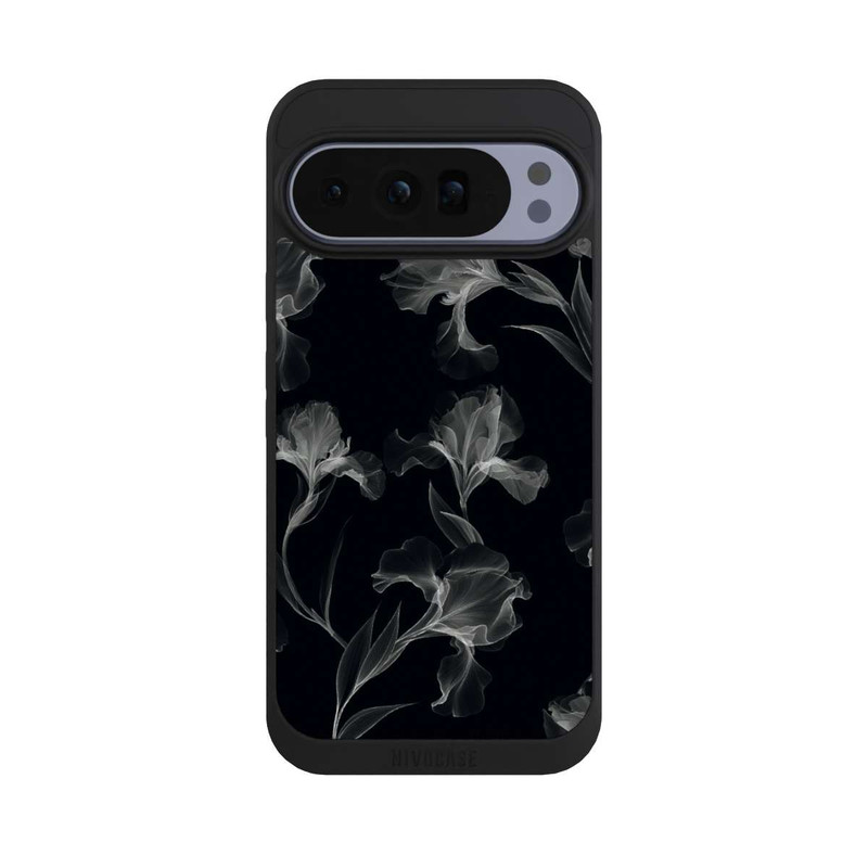 Pixel 10 Pro XL NIVOpure Fleurs en Noir et Blanc Radiographie