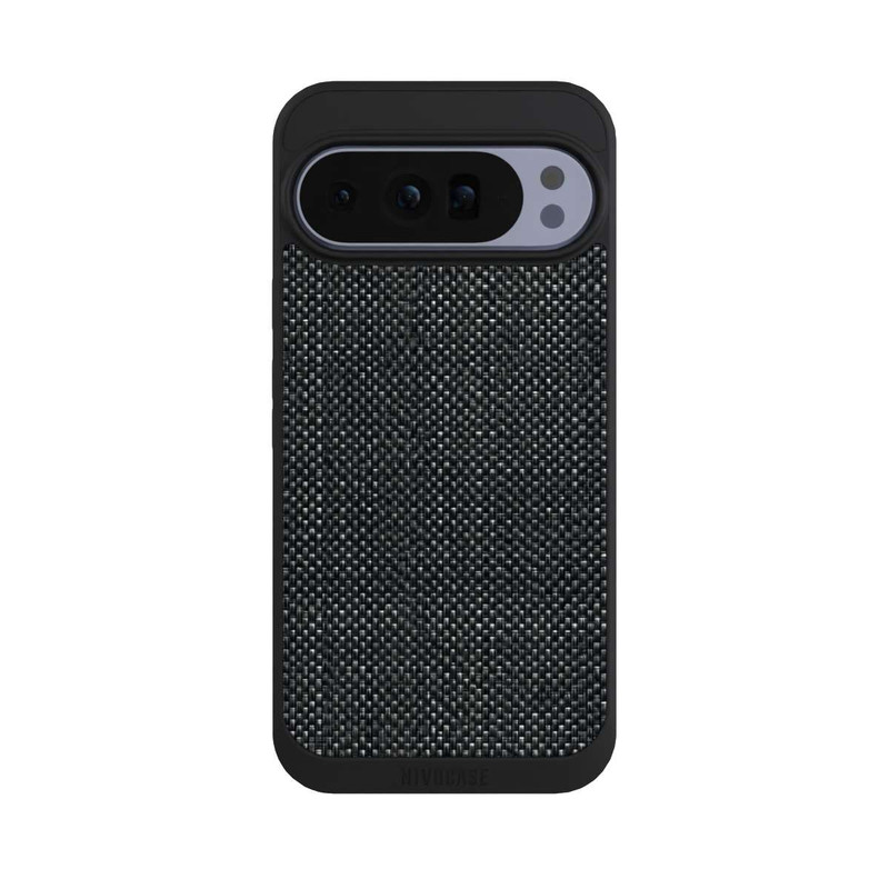 Pixel 10 Pro XL NIVOpure Tissu Noir Abstrait