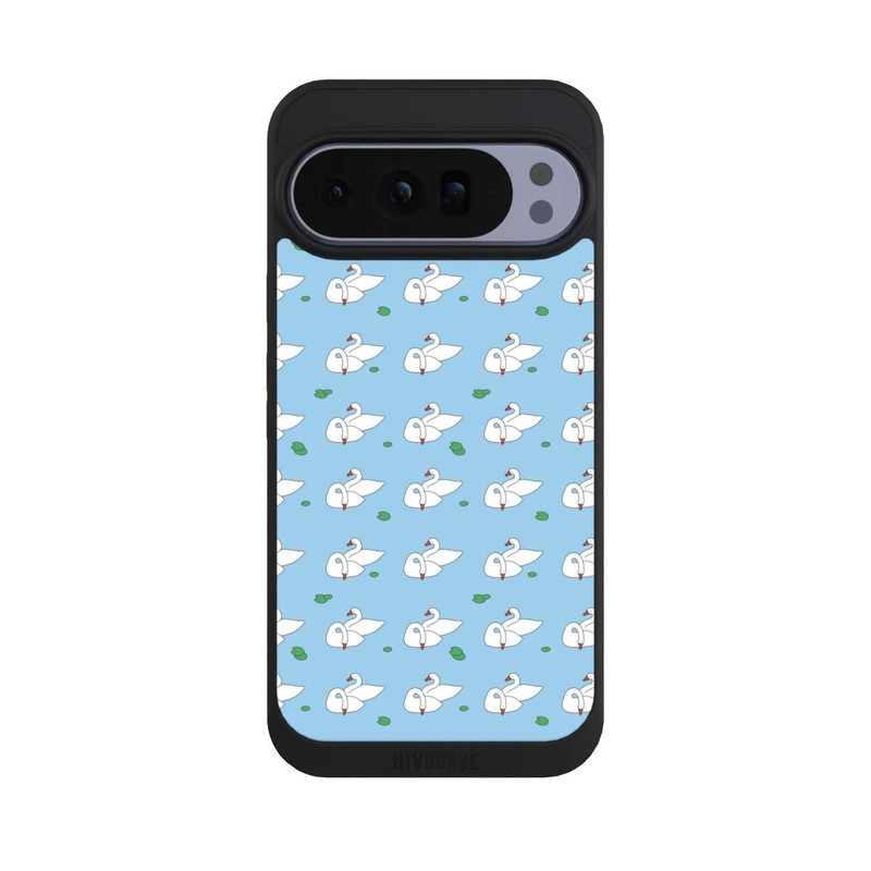 Pixel 10 Pro XL NIVOpure Étang bleu à motifs de canards