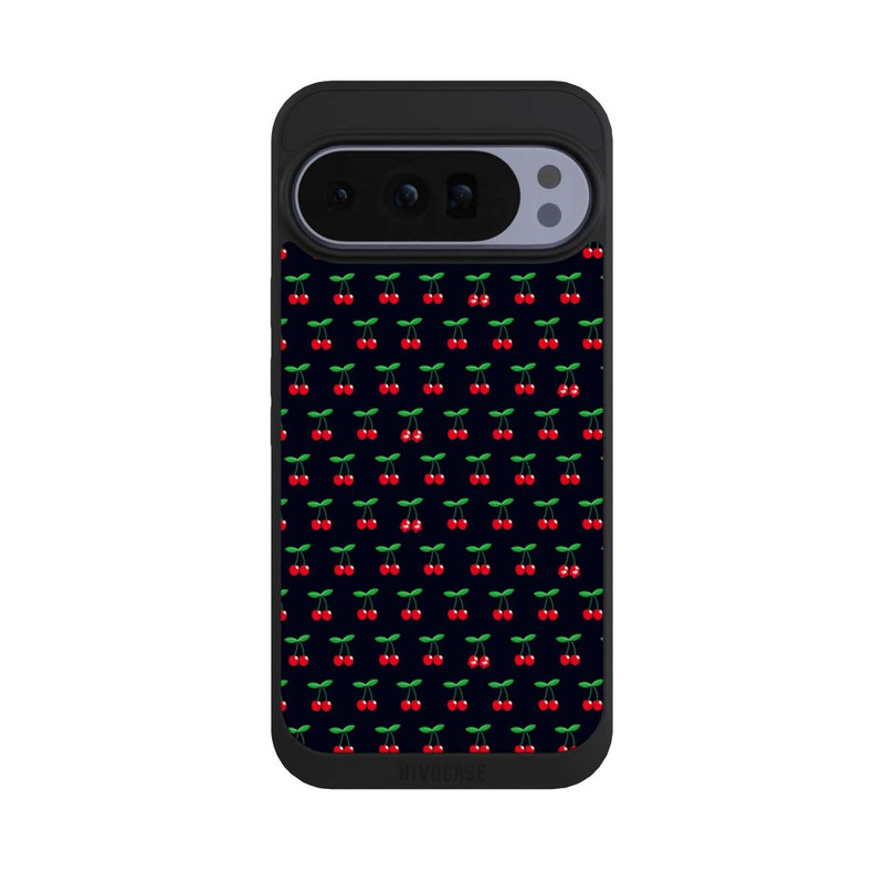 Pixel 10 Pro XL NIVOpure Cerises Sur Fond Noir
