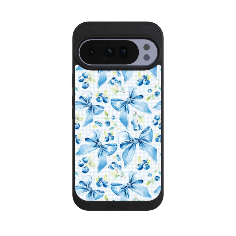 Pixel 10 Pro XL NIVOpure Nœuds bleus et myrtilles avec IA