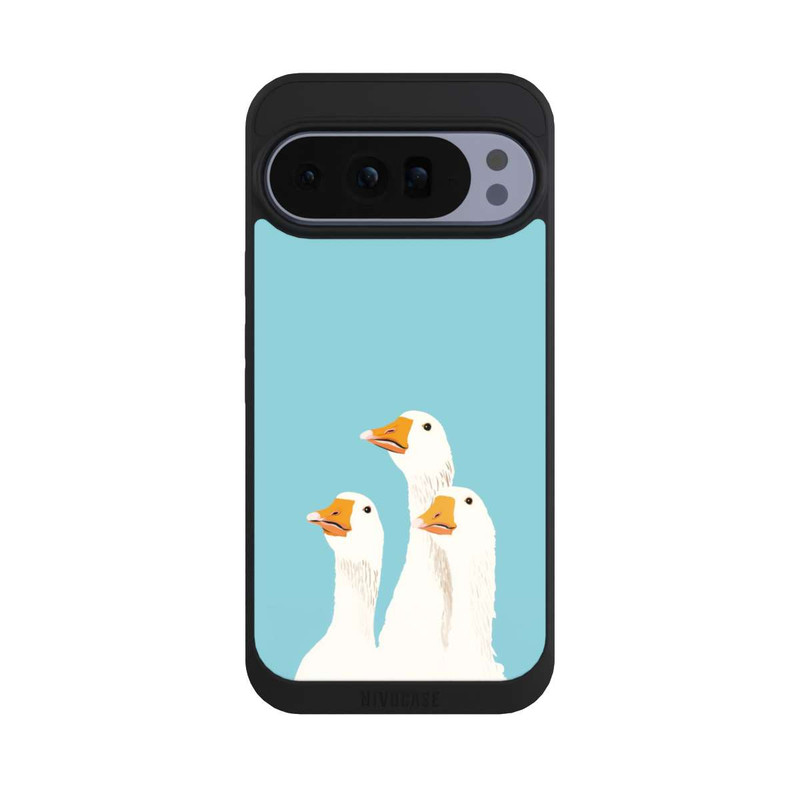 Pixel 10 Pro XL NIVOpure Three Geese Light Blue with AI
