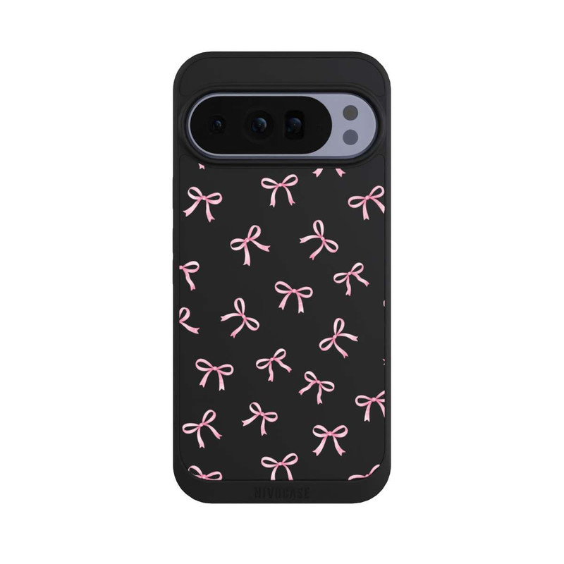 Pixel 10 Pro XL NIVOpure Pink Bows transparent with AI