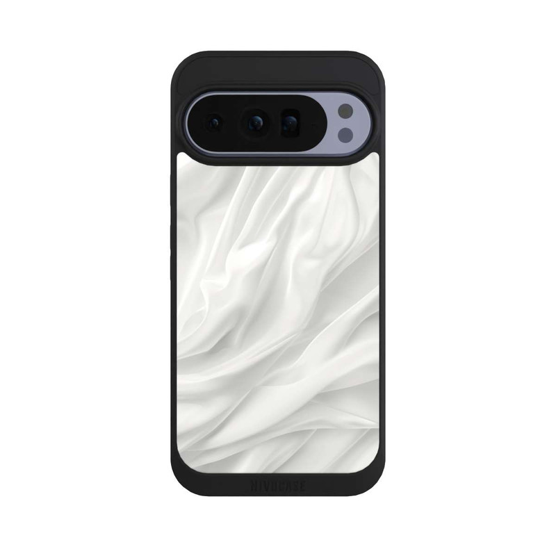 Pixel 10 Pro XL NIVOpure Texture Lisse Satinée Blanche avec IA