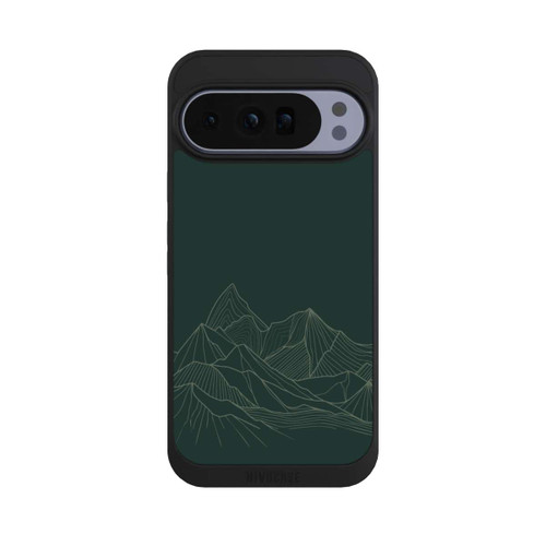Google Pixel 10 Pro XL NIVOpure Berg Line Art Grün