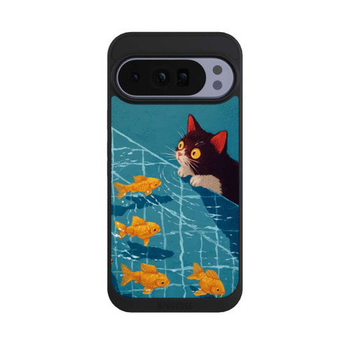 Google Pixel 10 Pro XL NIVOpure Die Katze im Pool mit KI