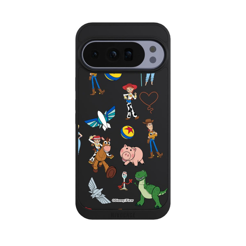 Pixel 10 Pro XL NIVOpure Toy Story 5 Hero Toys Pattern Transparent